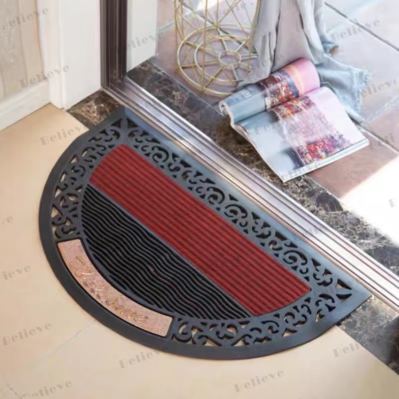 Mudmax rubber doormat,dust trap indoor/outdoor rectangle&semicircle
