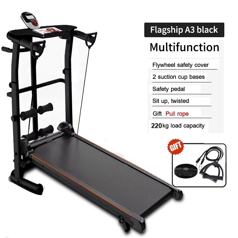 Multifunctional Luxury Treadmill Household Mechanical Foldable Exercise walking pad treadmill manual Shopee Philippines