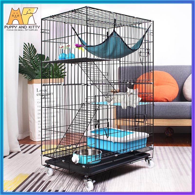 3 layer Foldable Cat cage Easy Assemble cage for cat 2/3 layer sturdy