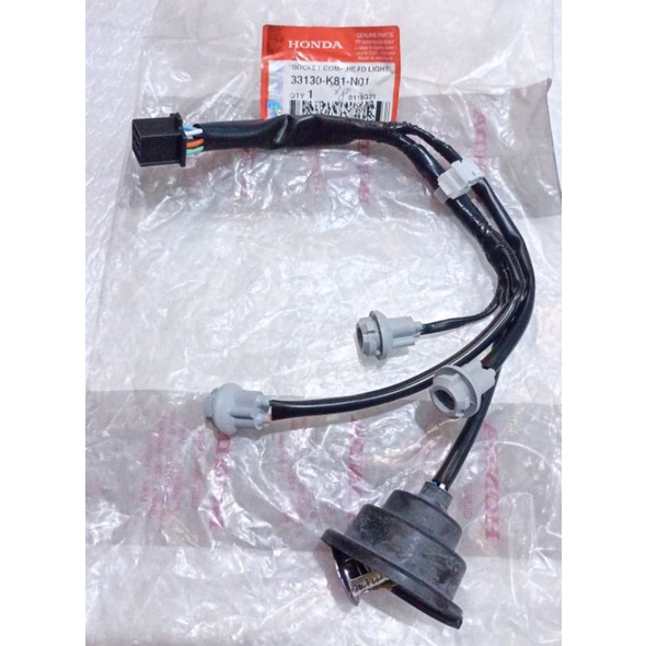 Genuine Socket Comp Headlight Honda Beat Fi V2 | Shopee Philippines