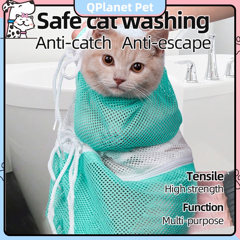 Cat Bathing Bag For Cat Shower Net Bag Cat Grooming Anti Bite Anti Scratch For Cat Restraint Bag