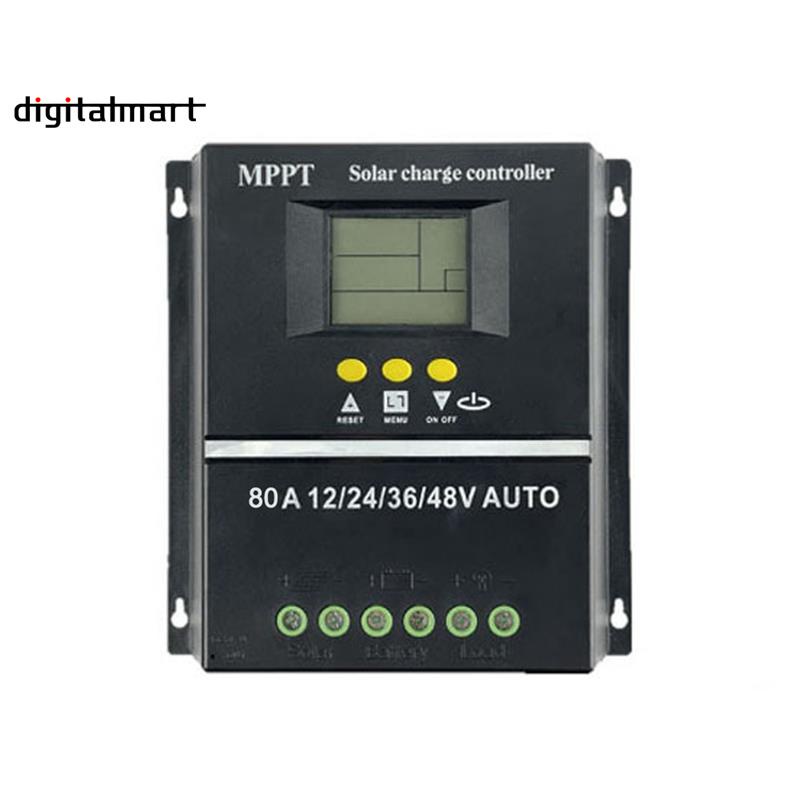 80A MPPT/PWM 12V/24V/36V/48V Solar Charge Controller Auto Controller ...