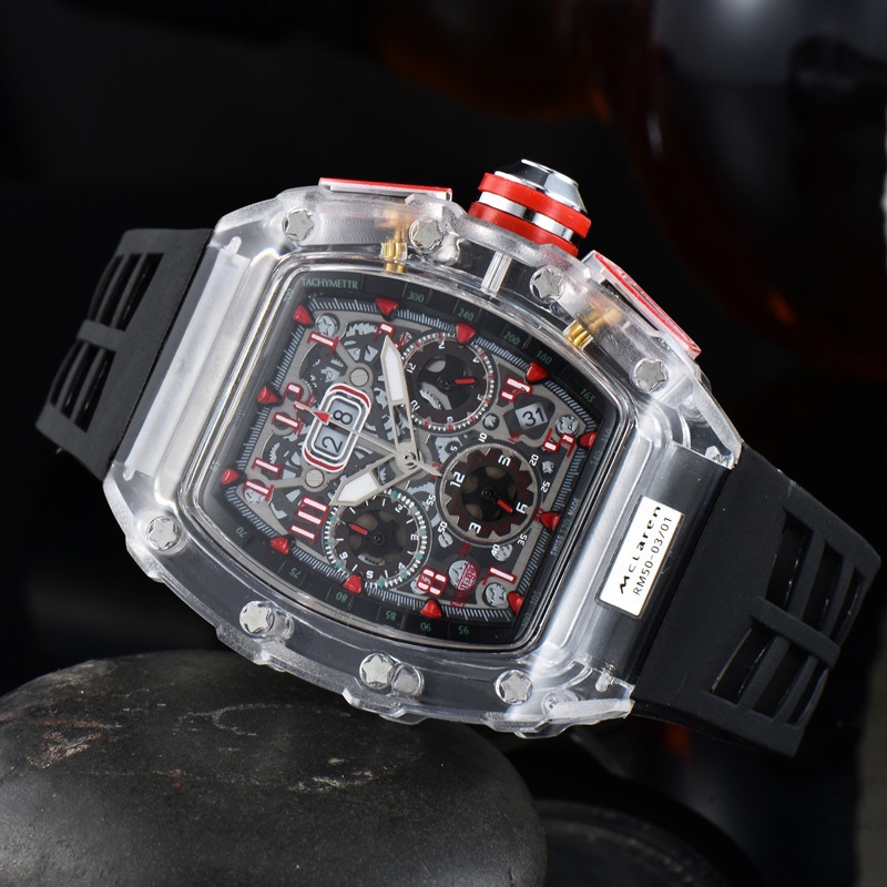 RM Men Watch Chronograph Multifunctional Watch | Shopee Philippines