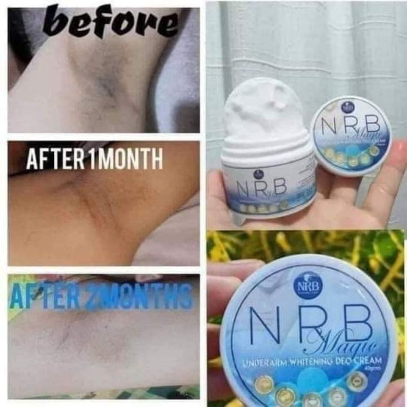 NRB Magic Underarm Whitening Deo Cream 100 Original Shopee Philippines