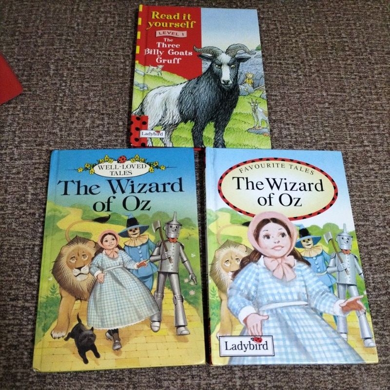 Ladybird Story Books (Wizard of Oz, Billy Goats Gruff) for kids HB ...