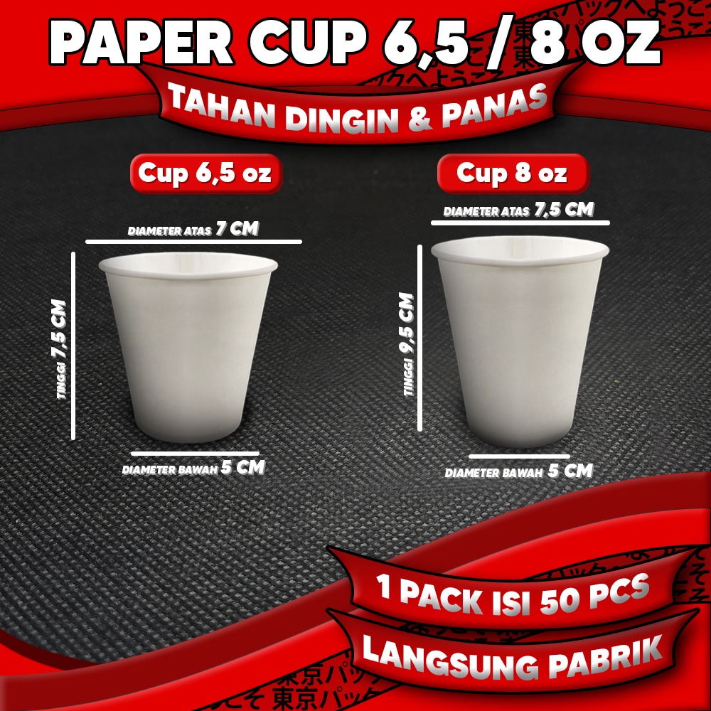 Hot Paper Cup/ Hot Drink Paper Cup/PREMIUM Plain Paper Cup Shopee