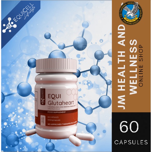 Equi GlutaHeart with LGlutathione, Amino Acids, Nattokinase 800mg x