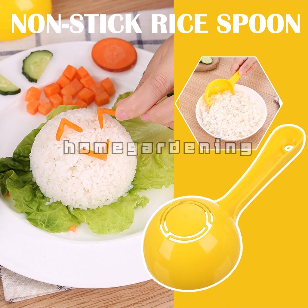 Rice Scoop Mold Nonstick DIY Sushi Mold Rice Ball Spoon Premium Half