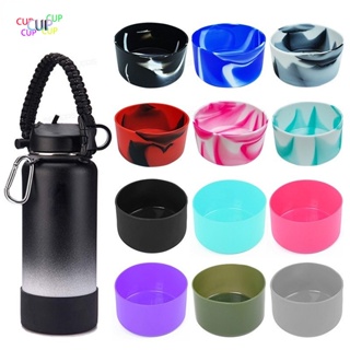 Generic Water Bottle Bottom Cover Silicone Boot Insulated Flask Base Black