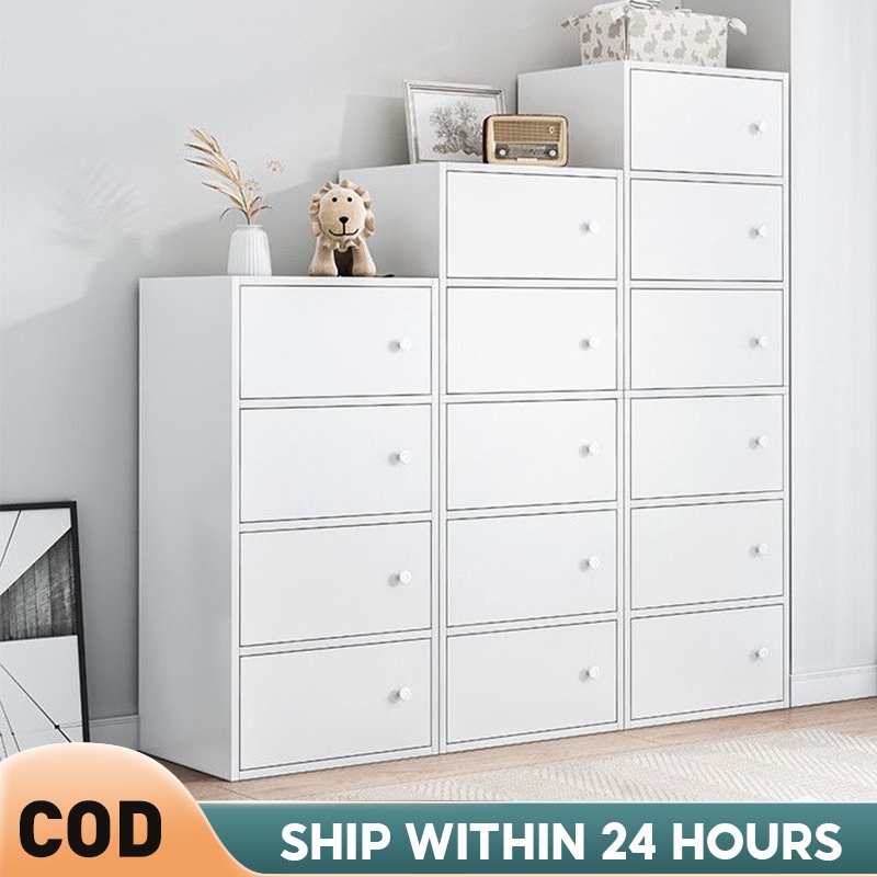 3/4/5 Layer Storage Cabinet With Door File Cabinet Drawer Cabinet ...