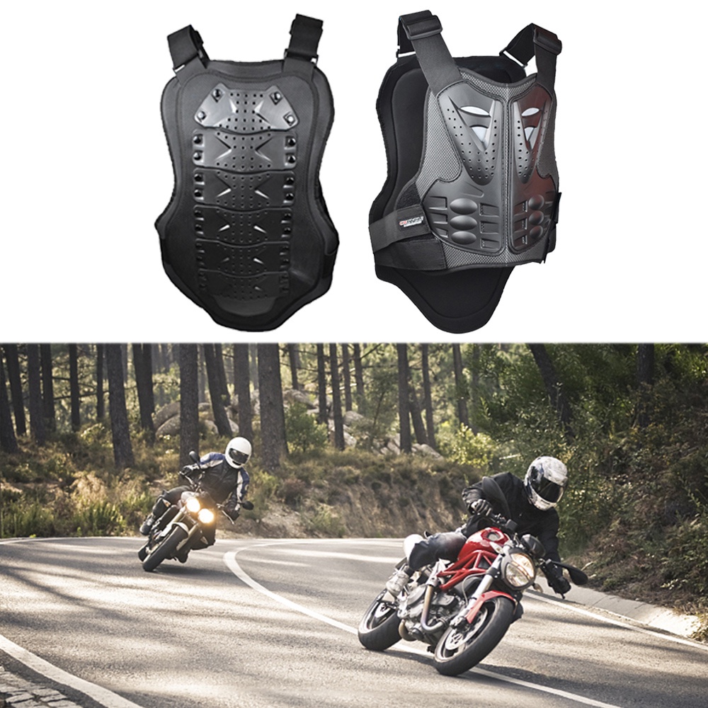 Adult For Motocross Skiing Skating Body Armor Chest Back Protection