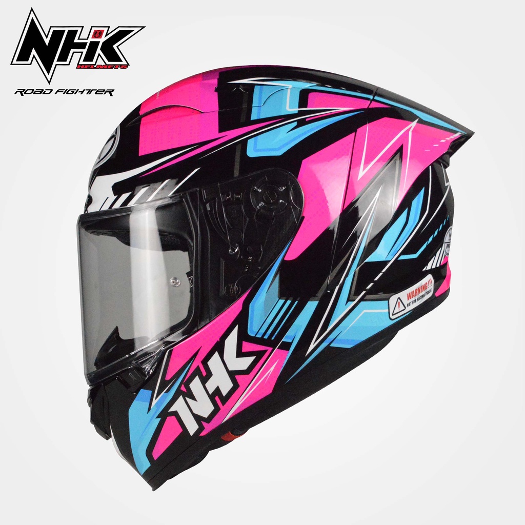 NHK Helmets GPR Tech Slab Full Face Single Visor FREE NHK ARMSLEEVES