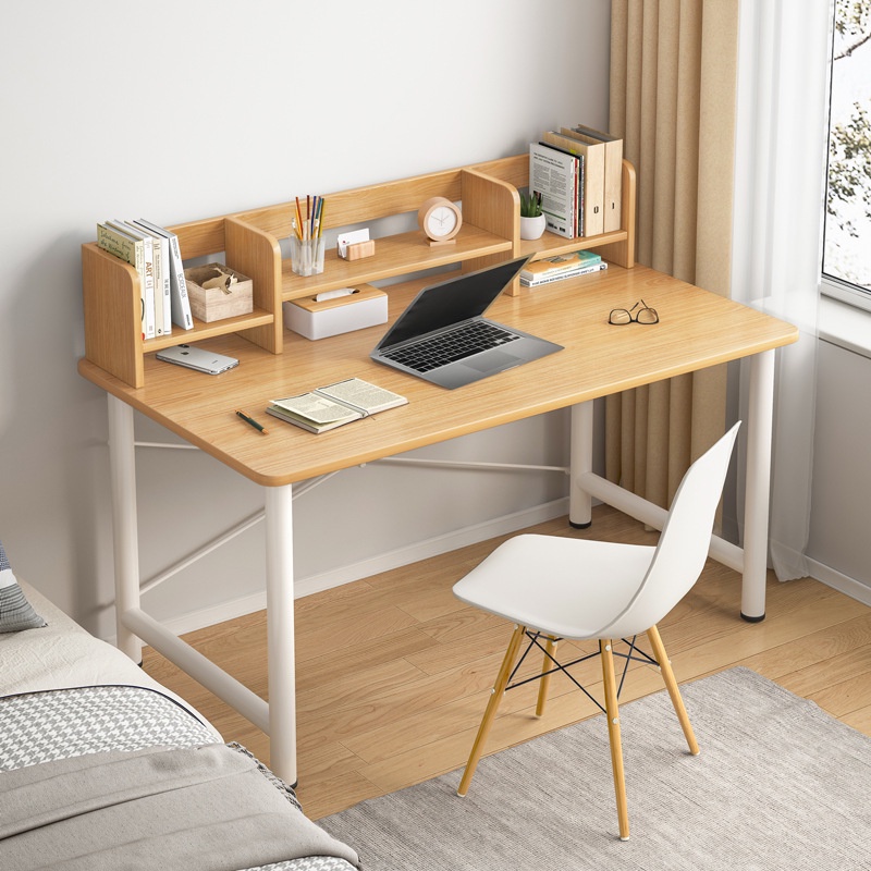 Modern Simple Style Computer Desk Home Desk Bookcase Office Writing ...