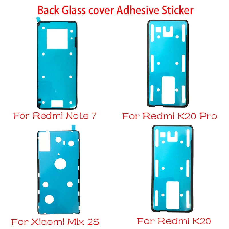 2pcs Adhesive Sticker Back Housing Battery Cover Glue Tape For Xiaomi ...