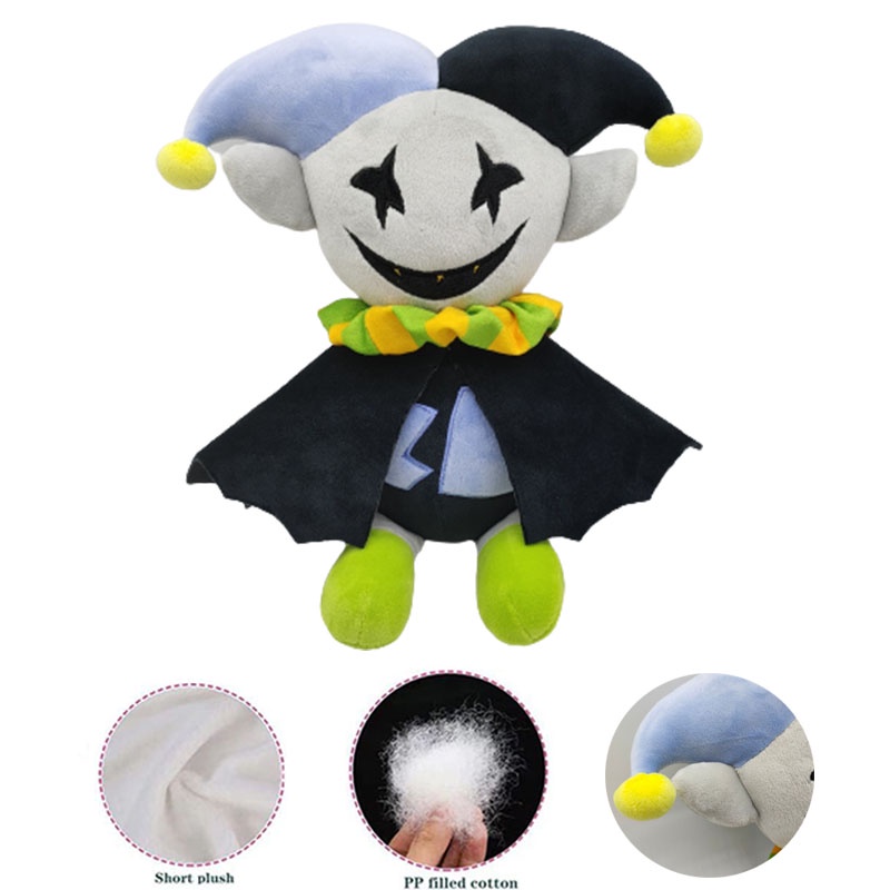 28cm Deltarune Jevil Plush Toy Joker Stuffed Doll Kids Xmas Birthday ...