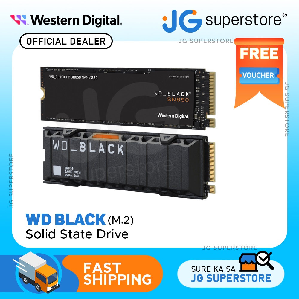 Western Digital WD BLACK SN850m.2 NVMe Gen4 Series SSD Solid State ...