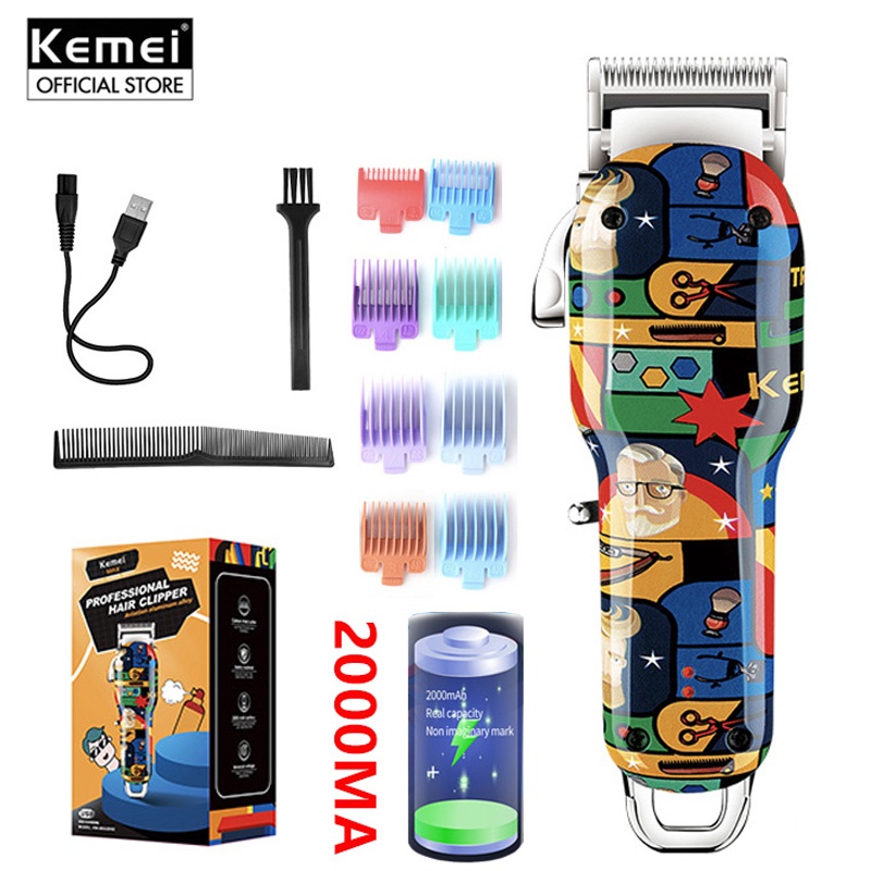 Kemei KM-MAX2092 Hair Cutting Machine Electric Hair Clipper ...