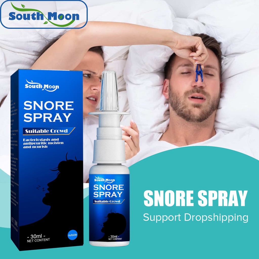 South Moon Stop Snoring Spray Natural Herbal Improve Nasal Breathing