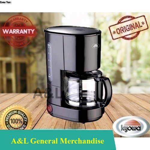 5 Cups Coffee Maker Kyowa 1220 1 Year Warranty Shopee Philippines