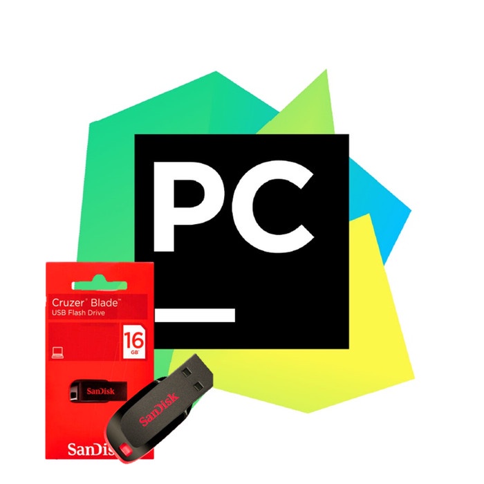 Jetbrains PyCharm Pro 2021 In 16GB Flash Drive Plus free software ...