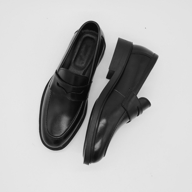 December Penny Loafer Black SlipOns LF03 Shopee Philippines