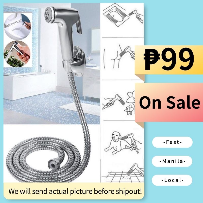 Bidet Sprayer Hose 1.2Meter Toilet Bidet Set Bathroom Handheld Bidet