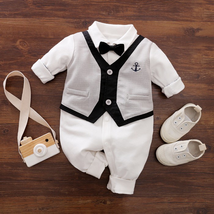 Jb08 baby jumper jumpsuit Cute baby Boy Party Suit Shopee Philippines