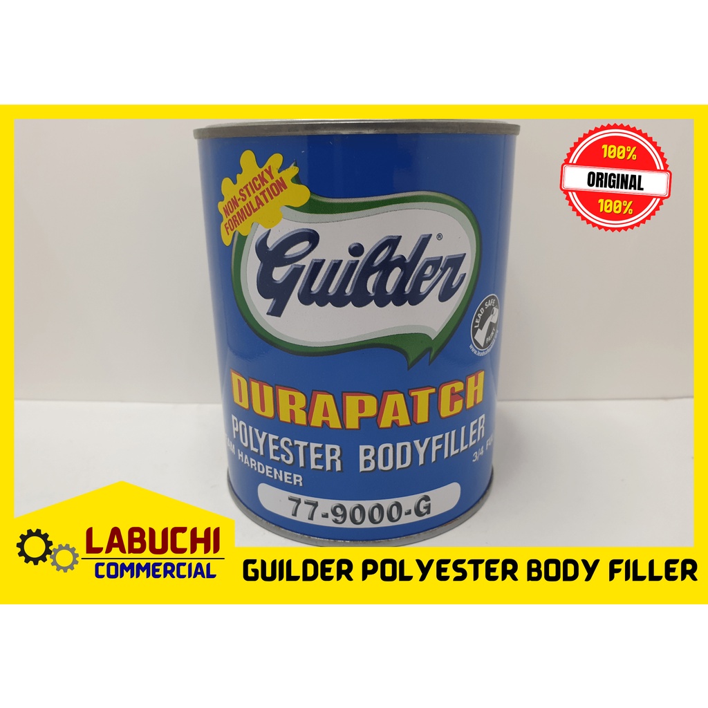 GUILDER DURAPATCH POLYESTER BODY FILLER WITH CREAM HARDENER | Shopee ...