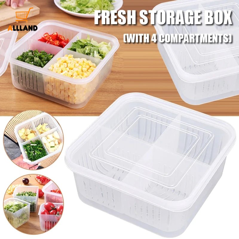 Plastic Chopped Green Onion Freshkeeping Food Storage Box/ Kitchen