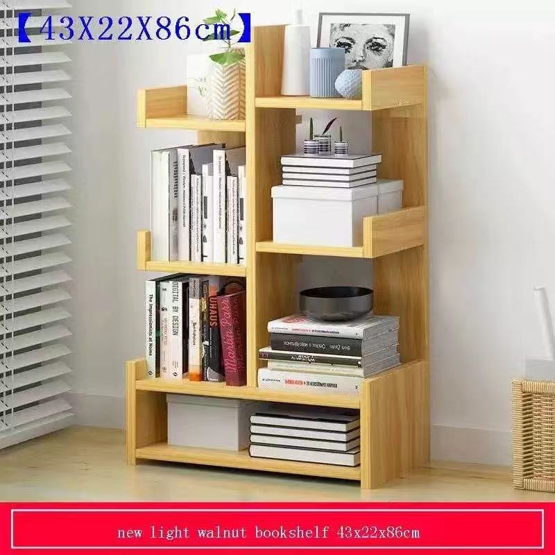 6 Layer Modern Mini Simple Bookshelf Home Bookcase Small Bookshelf ...