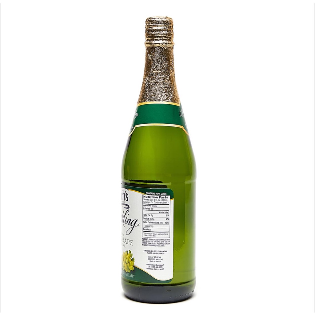 Welchs Sparkling White Grape Juice 750mL Shopee Philippines