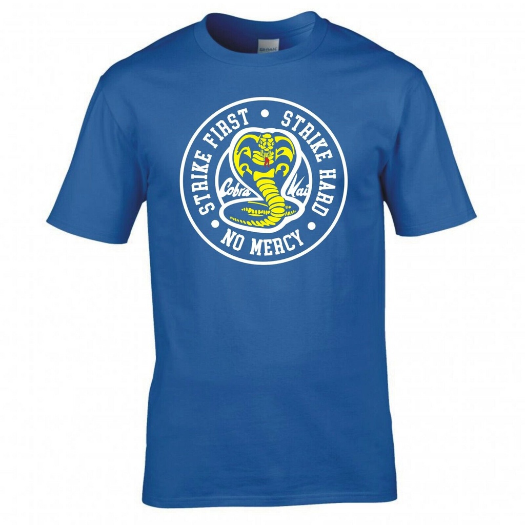 Cobra Kai Men's T-Shirt - 100% Organic Cotton, Officially Inspired, Multiple Sizes (S-3XL)