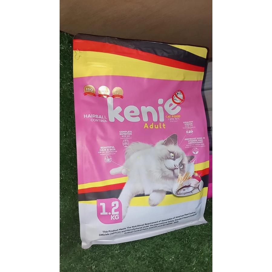 Kenie adult cat food dry cat food kenie tuna flavor adult | Shopee ...