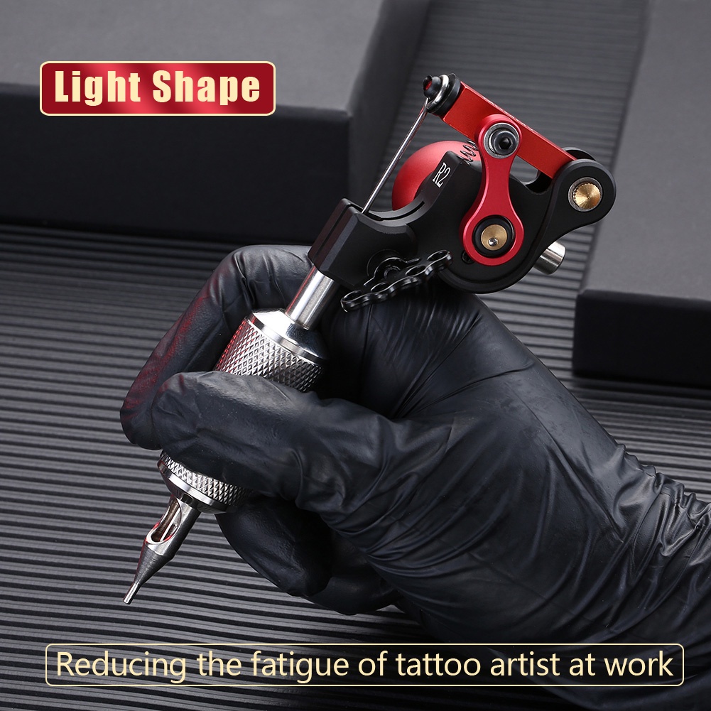 Mummy Rotary Tattoo Machine 3.5mm Stroke Length With RCA Clip Cord ...