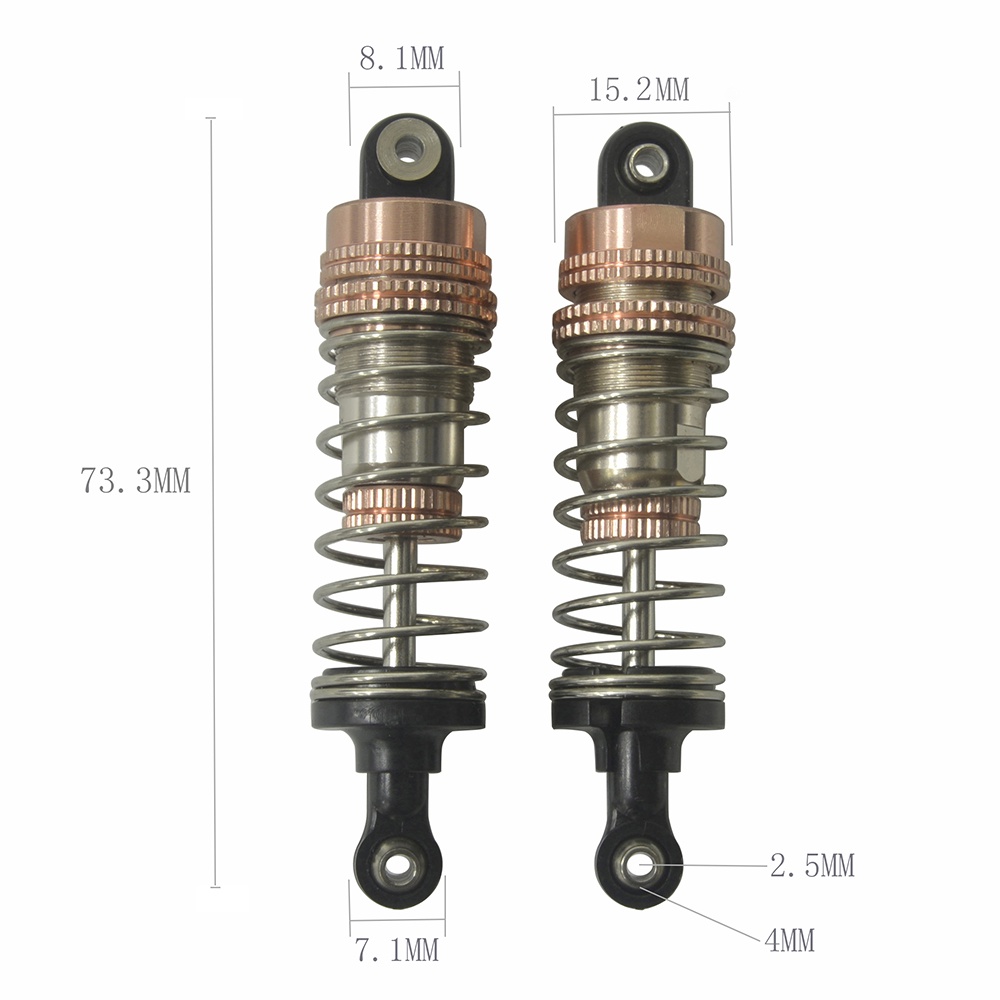 Alloy RC Hydraulic Shock Absorber Replacement for HBX901 901A 1/12 DIY ...