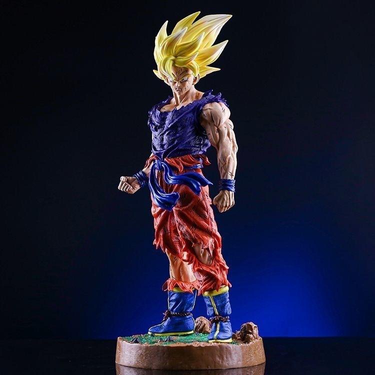 Little akiba Super Saiya goku figure Seven Dragon Balls Z Super Large ...