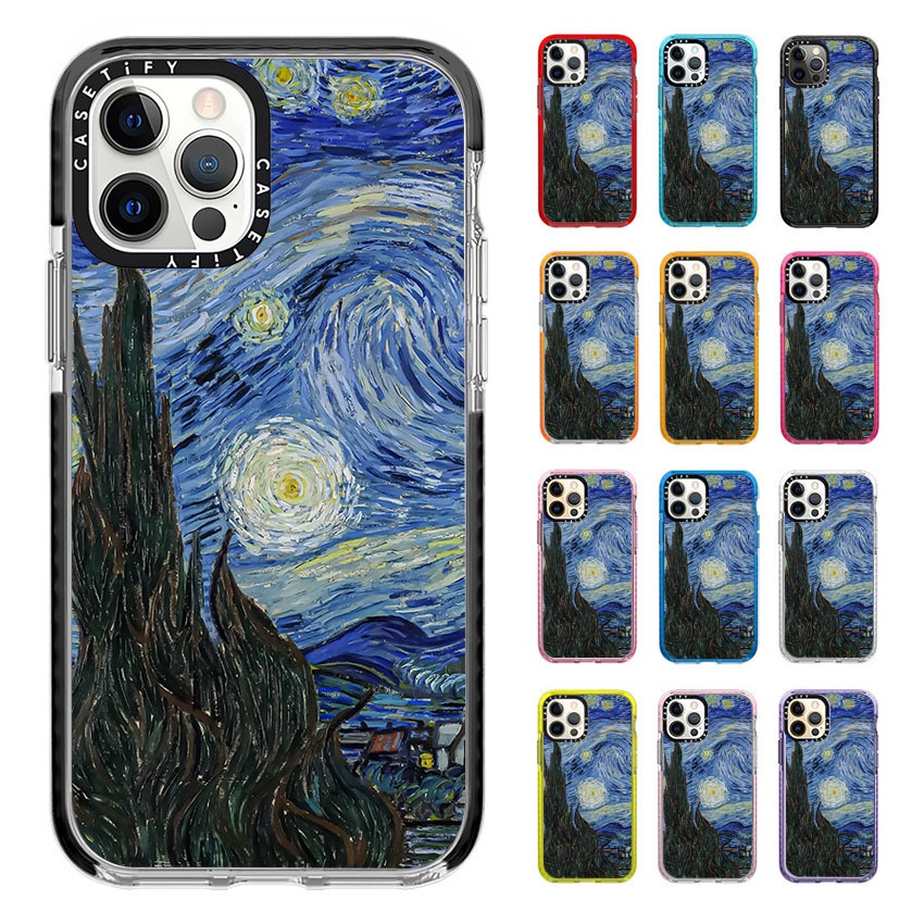 CASETiFY Van Gogh Starry Night Oil Painting Phone Case For iPhone 14 13