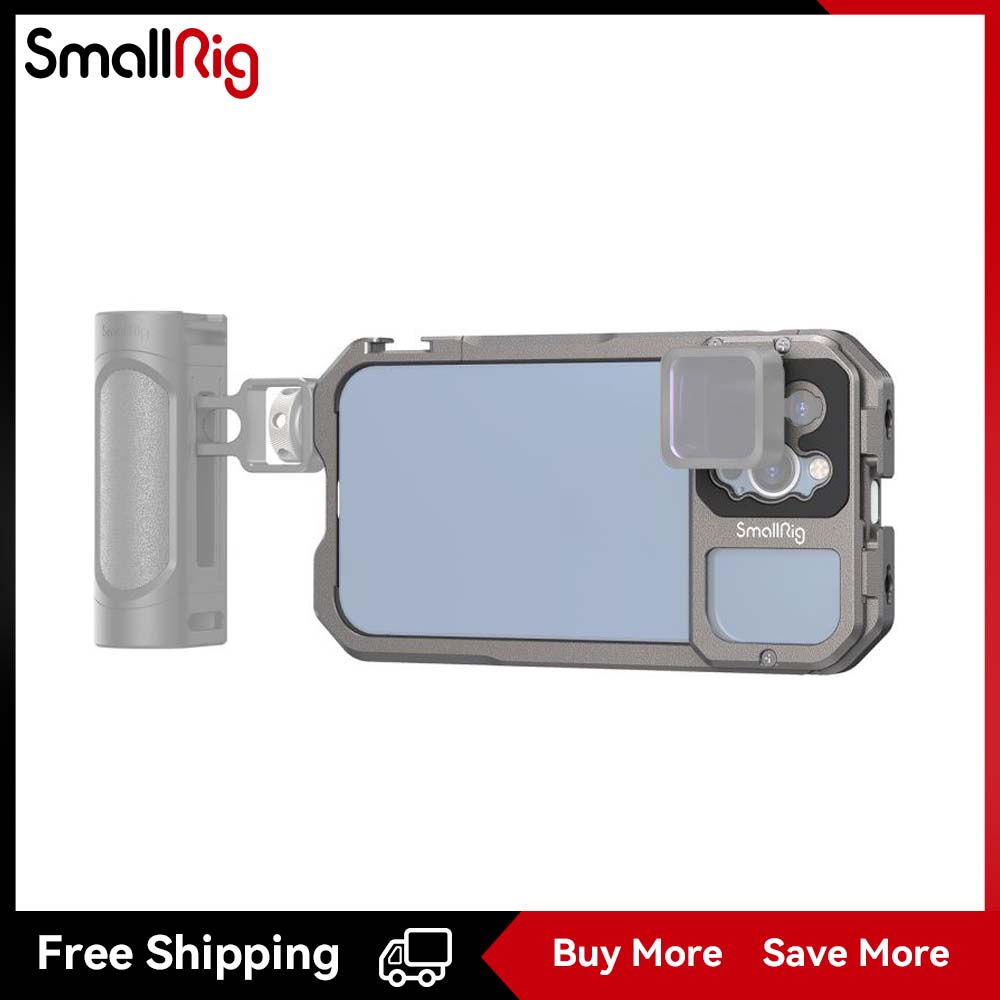SmallRig Video Rig Cage for iPhone 13 Pro Max with Dual Cold Shoes ...