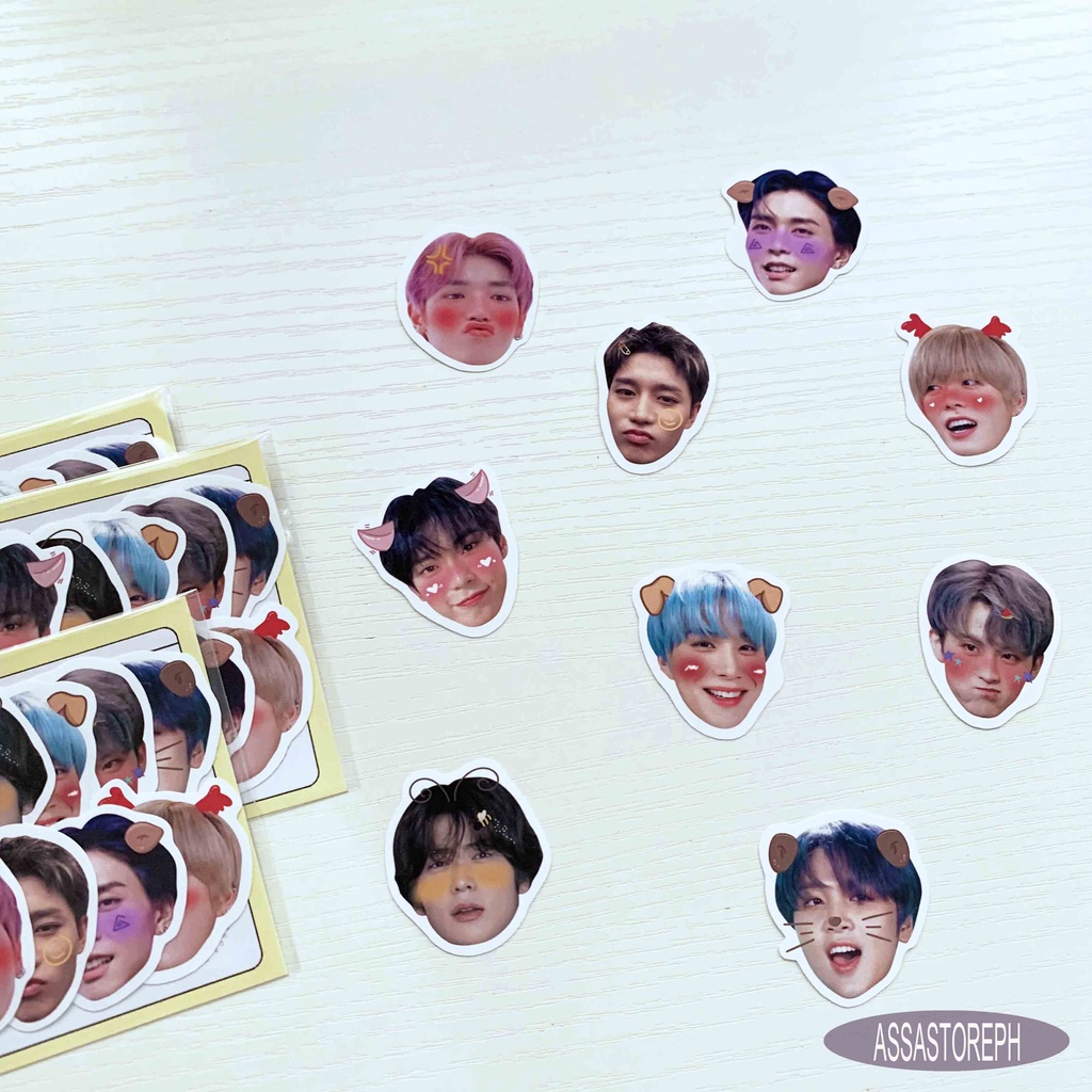 NCT 127 Cute Bubble Head Sticker Pack Waterproof | Assastoreph | Shopee ...