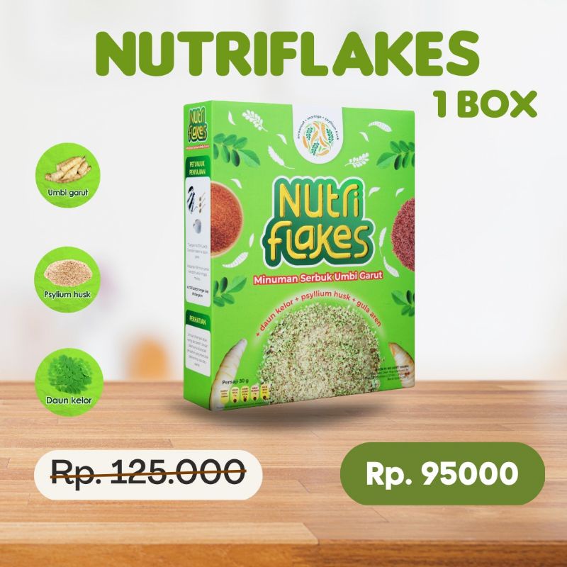 Cereal Nutriflakes Original Garut Tuber Cereal Solution To