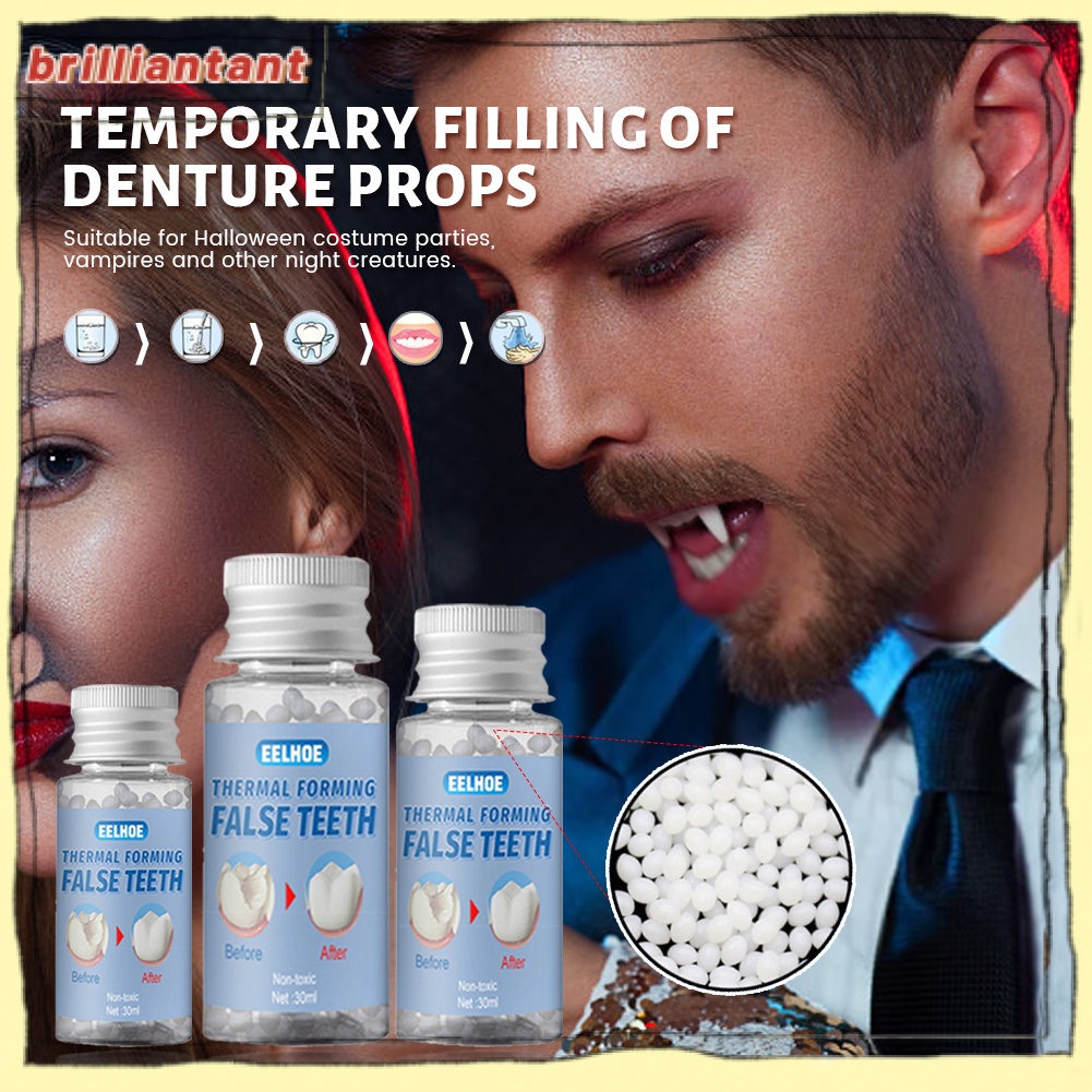 Temporary Teeth Repair Kit Dental Decorative Denture Replace Missing