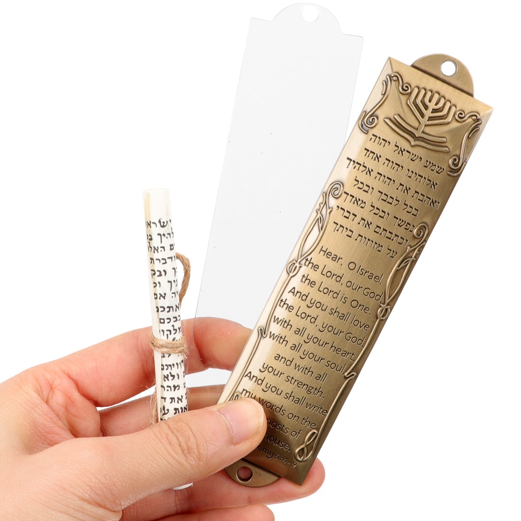 [READY STOCK] Religious Holy Scroll Mezuzah Embellished Jewish House