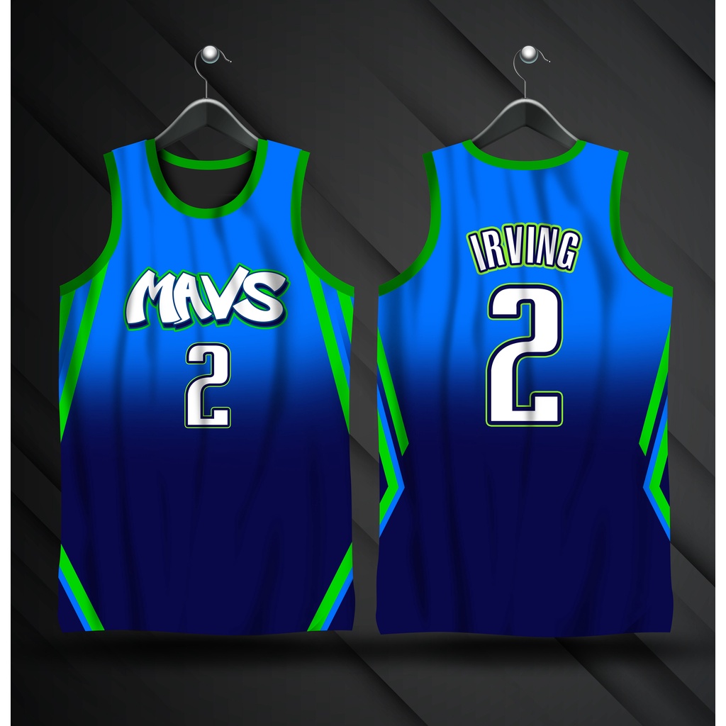 2023! DALLAS MAVERICKS MAVS KYRIE IRVING 2 LUKA DONCIC 77 FULL SUBLIMATION JERSEY