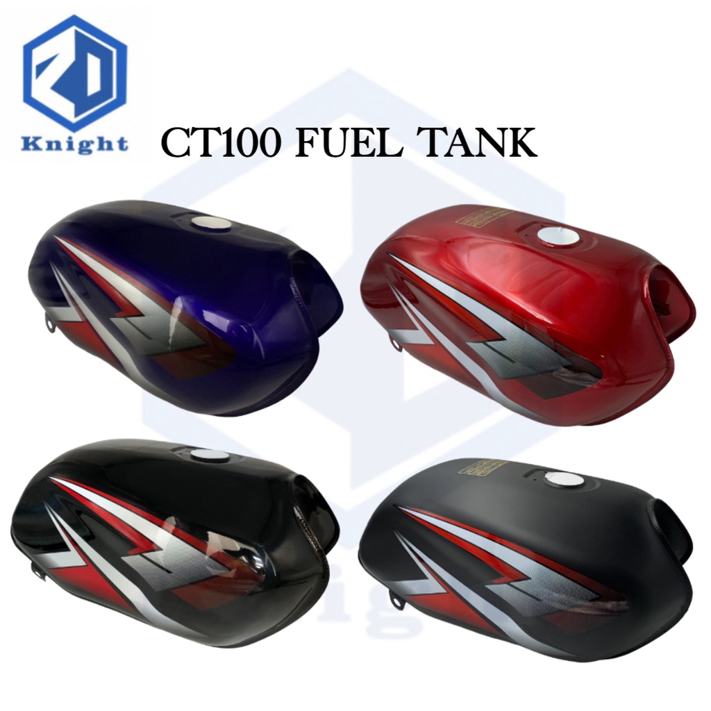 KNIGHT MOTORCYCLE FUEL TANK GAS TANK CT100/BAJAJ Shopee Philippines