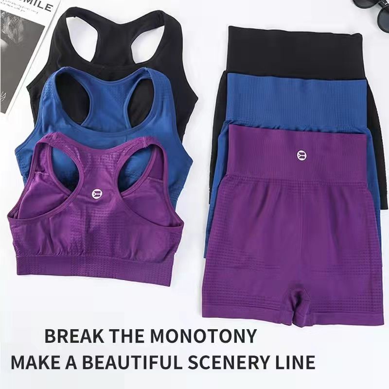 Seamless yoga clothing outdoor quickdrying tight elastic high waist