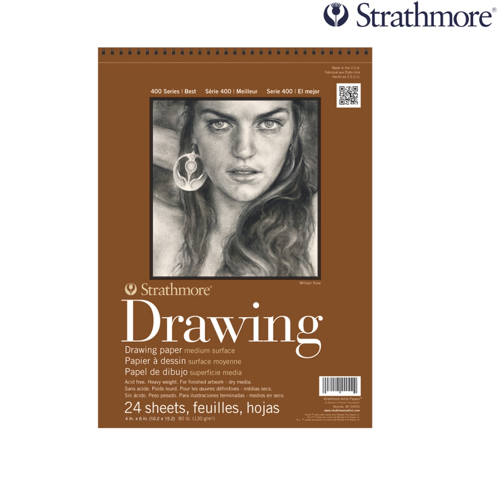 Strathmore Sketch Pad Paper Bristol Watercolor Mixed Media Drawing 300