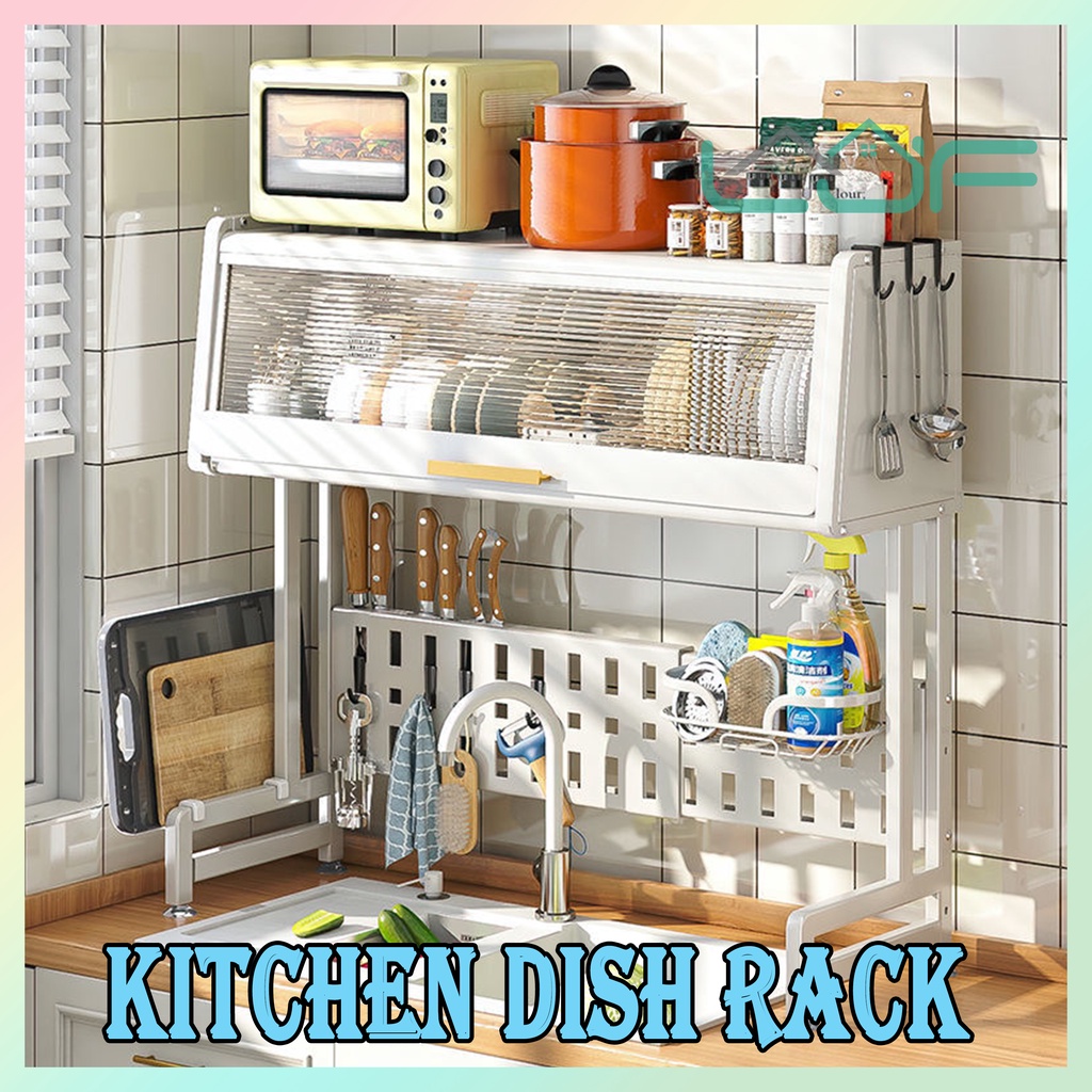 Kitchen Dish Rack The Sink Dish Drainer With Cover Plate