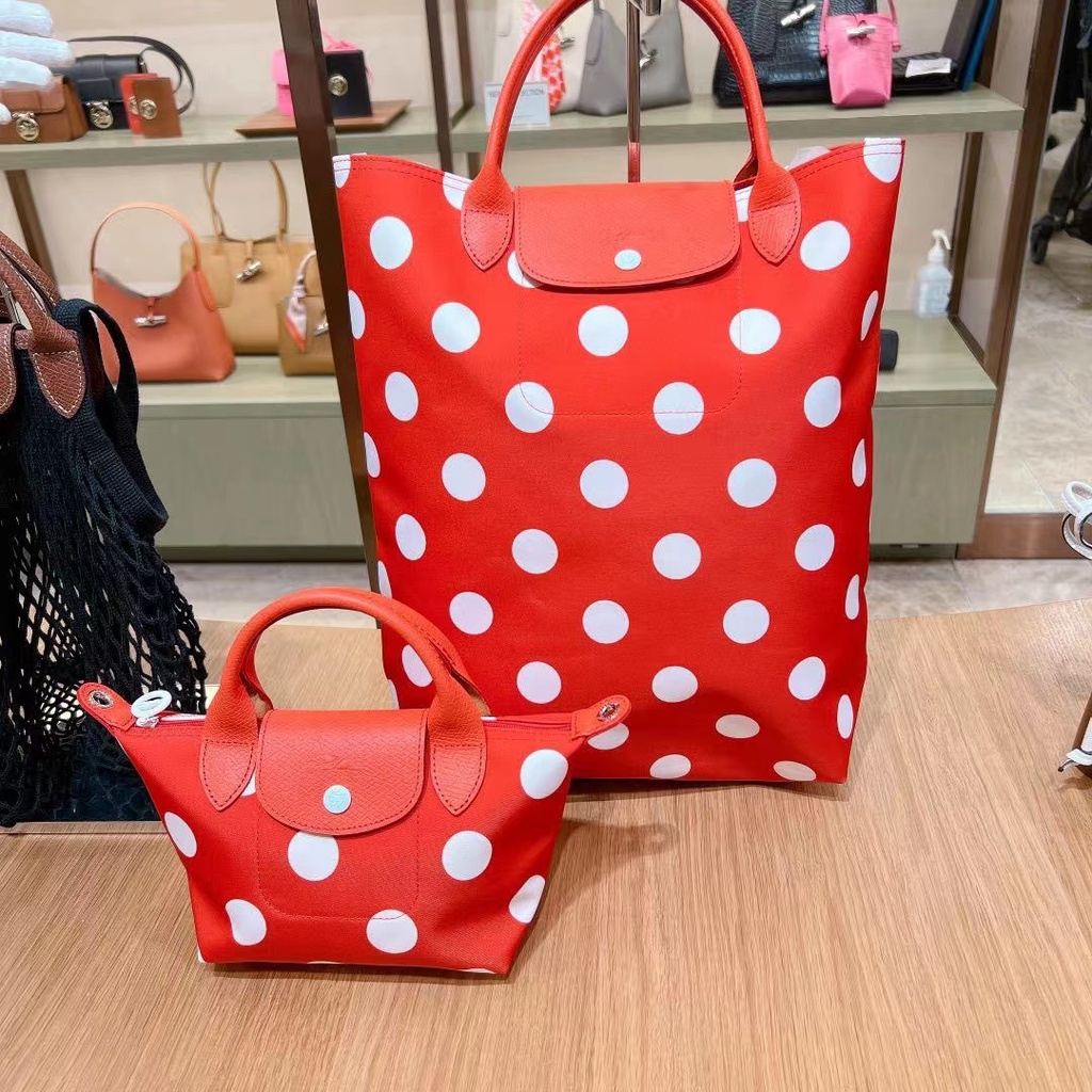 Longchamp polka dot bag best sale