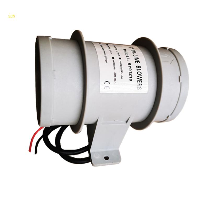 SUN 3Inch 12V RV Motorhome Shower Toilet Bathroom Extractor Exhaust Fan