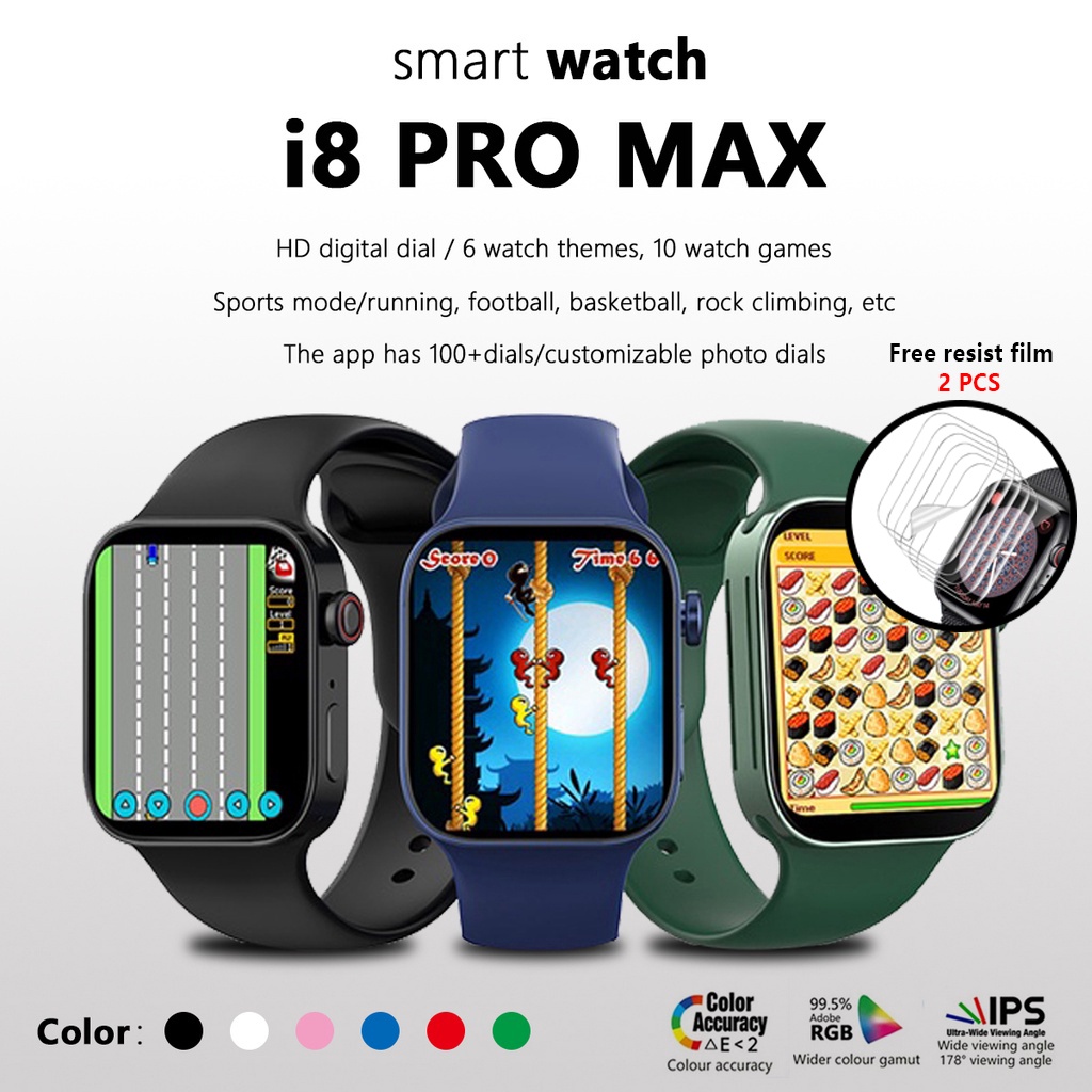 2023 Watch 8 Smart watch i8 pro max DIY HD dial Exercise sleep ...